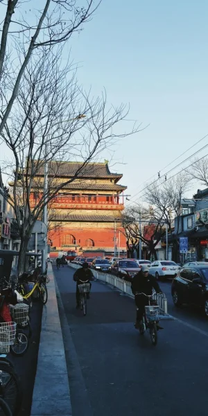 德胜门箭楼。清晨一景