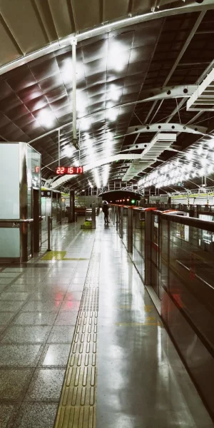 柳芳地铁站，夜的终点