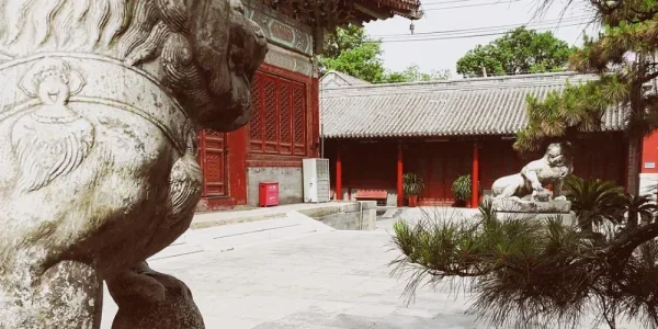 历代帝王庙。这个角度挺有意思