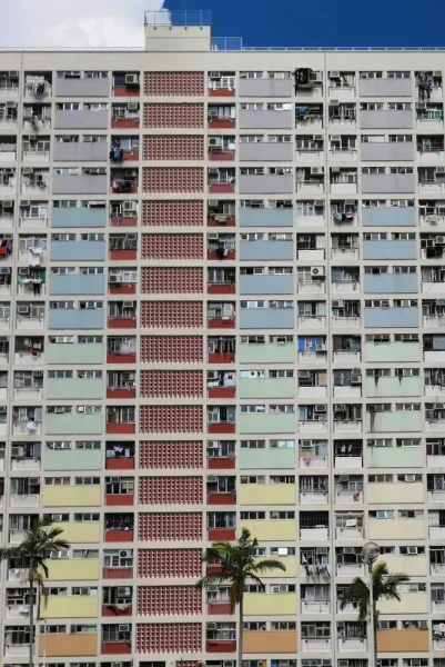 香港彩虹邨。网红打卡点，不过就真的是个打卡点