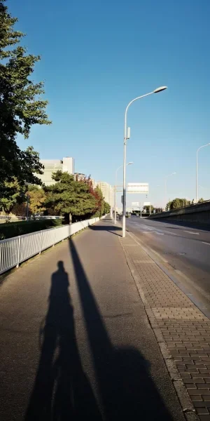 通惠河北路。某日的黄昏