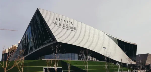 内蒙古美术馆，进去走了一圈，没啥意思