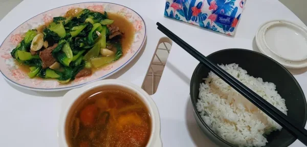 不是很成功的炖汤以及晚餐